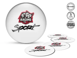 Domed Sticker Logo Stellar Momentum Core